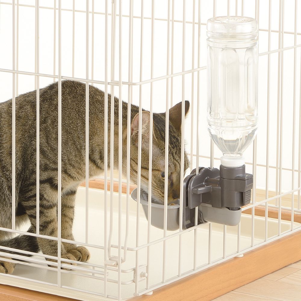 リッチェル キャットウォーターディッシュ S グレー